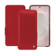 Capa em pele Samsung Galaxy S25 Edge - Rouge Veggie ( Pantone #862633 ) 