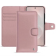 Funda de piel para cartera Samsung Galaxy S25 Edge - Rose ( Nappa - Pantone #efbae1 ) 