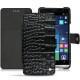 HP Elite x3 leather case - Crocodile nero
