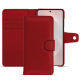 Capa de couro para carteira Samsung Galaxy S25 Edge - Rouge PU ( Pantone #d50032 )
