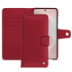 Capa de couro para carteira Samsung Galaxy S25 Edge - Rouge passion ( Pantone #a6192e ) 