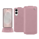 Samsung Galaxy S25 Edge leather case - Rose ( Nappa - Pantone #efbae1 ) 