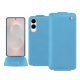 Custodia in pelle Samsung Galaxy S25 Edge - Bleu ciel ( Nappa - Pantone #abcae9 ) 