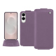 Lederschutzhülle Samsung Galaxy S25 Edge - Lilas ( Nappa - Pantone #b9a3e3 ) 