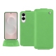 Custodia in pelle Samsung Galaxy S25 Edge - Vert olive ( Nappa - Pantone #a7c58e ) 