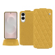Funda de piel Samsung Galaxy S25 Edge - Mimosa - Couture ( Pantone #b39437 ) 