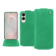 Custodia in pelle Samsung Galaxy S25 Edge - Menthe vintage ( Pantone #37b375 ) 