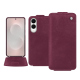 Capa em pele Samsung Galaxy S25 Edge - Prune vintage ( Pantone #612434 ) 