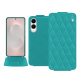 Funda de piel Samsung Galaxy S25 Edge - Bleu fluo - Couture