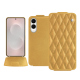 Funda de piel Samsung Galaxy S25 Edge - Or Maïa - Couture ( Pantone 871C ) 