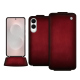 Funda de piel Samsung Galaxy S25 Edge - Rouge Patine