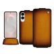 Samsung Galaxy S25 Edge leather case - Doré Patine