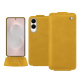 Custodia in pelle Samsung Galaxy S25 Edge - Jaune soulèu ( Pantone #F3B934 )