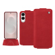 Capa em pele Samsung Galaxy S25 Edge - Rouge troupelenc ( Pantone #AB191A )