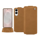 Housse cuir Samsung Galaxy S25 Edge - Castan esparciate ( Pantone #824F2A )