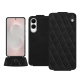 Funda de piel Samsung Galaxy S25 Edge - Negre poudro - Couture ( Pantone #111212 )