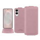 Capa em pele Samsung Galaxy S25 Edge - Rose PU ( Pantone #efbae1 ) 