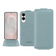 Funda de piel Samsung Galaxy S25 Edge - Bleu Ciel PU ( Pantone #abcae9 )