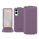 Lederschutzhülle Samsung Galaxy S25 Edge - Lilas PU ( Pantone #b9a3e3 )
