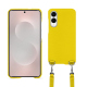 Carcasa Samsung Galaxy S25 Edge con bandolera - Jaune fluo ( Pantone #c9ff57 ) 