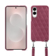 Guscio Samsung Galaxy S25 Edge con tracolla - Passion vintage - Couture ( Pantone #591d16 ) 