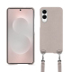 Samsung Galaxy S25 Edge shell with shoulder strap - Taupe innocent ( Pantone #d6d2c4 ) 