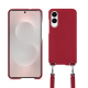 Carcasa Samsung Galaxy S25 Edge con bandolera - Rouge passion ( Pantone #a6192e ) 
