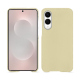 Lederschutzhülle Samsung Galaxy S25 Edge - Beige ( Nappa - Pantone #ceb888 ) 