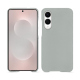 Funda de piel Samsung Galaxy S25 Edge - Gris ( Nappa - Pantone #c1c6c8 ) 