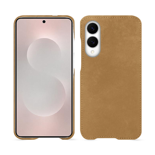 Coque Arrière Personnalisable pour Samsung Galaxy S25 Edge | Luxe par NoreveSable vintage ( Pantone #9b7340 ) 
