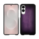 Funda de piel Samsung Galaxy S25 Edge - Violet Patine