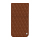 Custodia in pelle Apple iPhone 17 Air - Marron - Couture ( Nappa - Pantone #8B4720 ) 