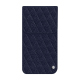 Apple iPhone 17 Air leather pouch - Cobalt - Couture ( Pantone #2b253f ) 