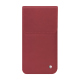 Apple iPhone 17 Air leather pouch - Rouge Veggie ( Pantone #862633 ) 