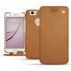 Custodia in pelle Huawei Nova - Mandarine vintage ( Pantone 165C ) 