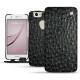 Funda de piel Huawei Nova - Autruche nero