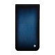 Pochette cuir Apple iPhone 17 Pro Max - Bleu Patine