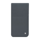 Apple iPhone 17 Pro Max leather pouch - Gris Veggie ( Pantone #5e514d ) 