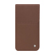 Apple iPhone 17 Pro Max leather pouch - Marron Veggie ( Pantone #95614d ) 