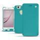 Housse cuir Huawei Nova - Bleu fluo