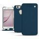Custodia in pelle Huawei Nova - Blu mediterran