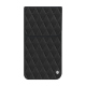 Funda de piel Apple iPhone 17 Pro - Noir - Couture ( Nappa - Black ) 