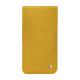 Capa em pele Apple iPhone 17 Pro - Jaune soulèu ( Pantone #F3B934 )