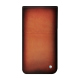 Apple iPhone 17 Pro leather pouch - Orange Patine