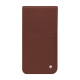 Pochette cuir Apple iPhone 17 Pro - Marron délicat ( Pantone #95614d) 