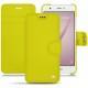 Custodia in pelle Huawei Nova - Jaune fluo