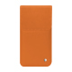Custodia in pelle Apple iPhone 17 - Orange ( Nappa - Pantone #ff9351 ) 