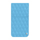 Lederschutzhülle Apple iPhone 17 - Bleu ciel - Couture ( Nappa - Pantone #abcae9 ) 