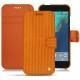 Housse cuir Google Pixel XL - Abaca arancio