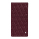 Funda de piel con solapa Samsung Galaxy Z Fold7 - Lie de vin - Couture ( Pantone #412234 ) 